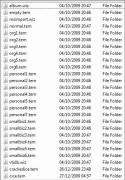 Site Templates folder contents.